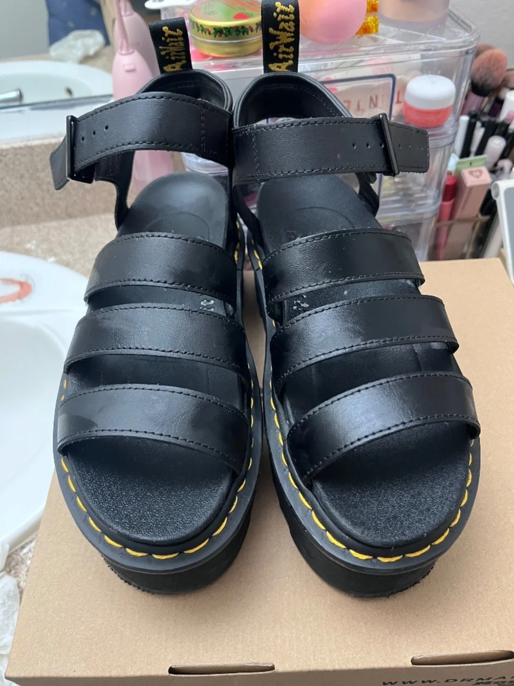 Doc Marten platform sandals